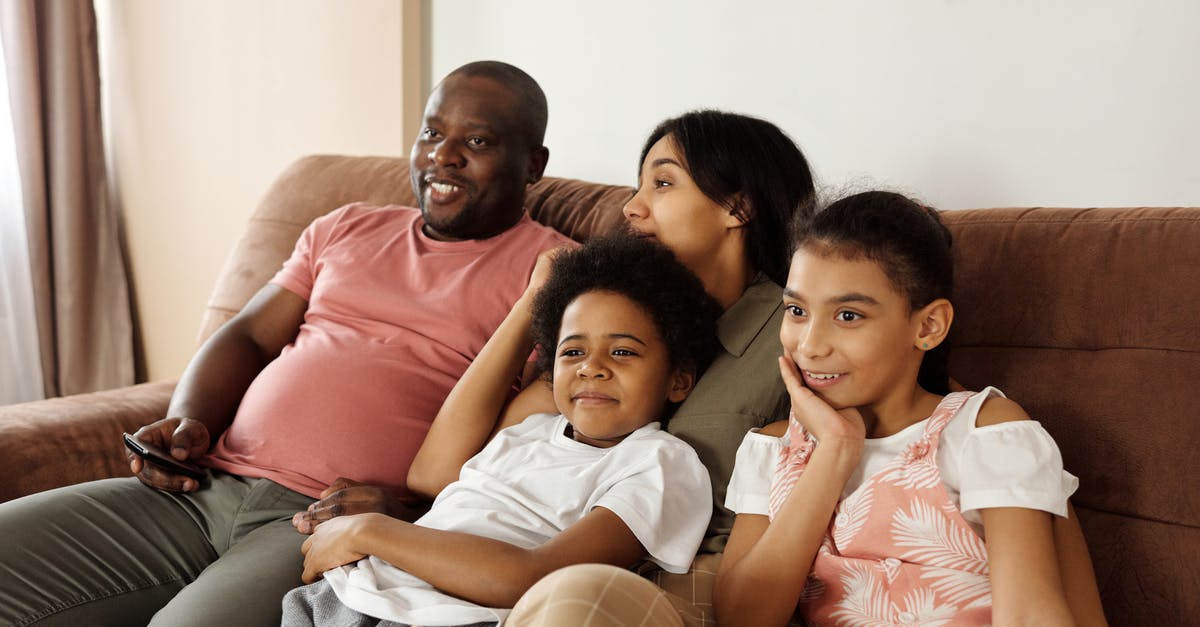 Why are some episodes of TV shows omitted from streaming platforms? - Happy Family Sitting on a Couch and Watching TV