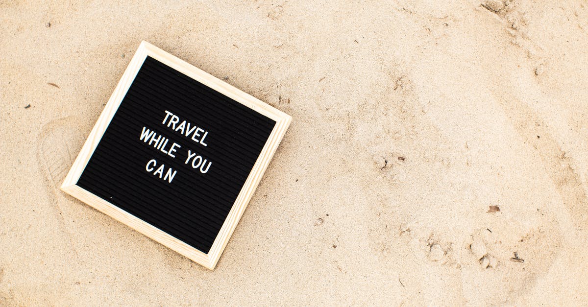 Why can't Kovu defend his "not guilty" plea? - A Letter Board with Travel While You Can on the Beach Sand