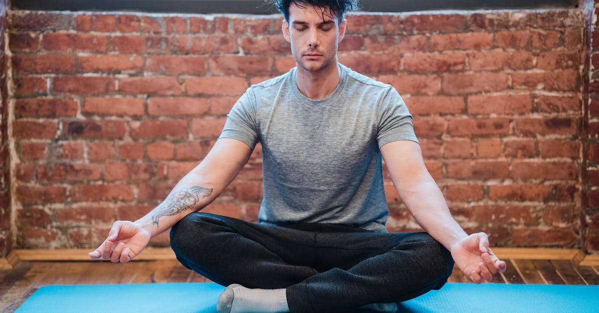 Why can't Mike practice law without a degree [duplicate] - Man meditating in Easy Sit position on sports mat