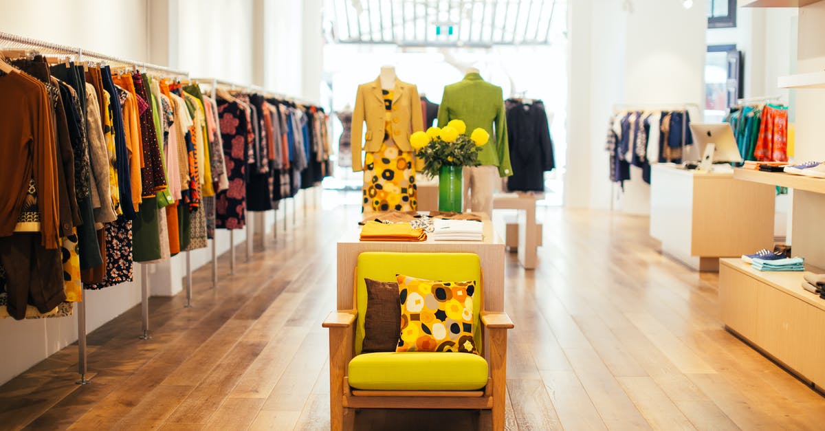 Why could nobody understand what the Hath were saying? - Interior of modern fashion store with stylish colorful clothes handing on rack in daytime