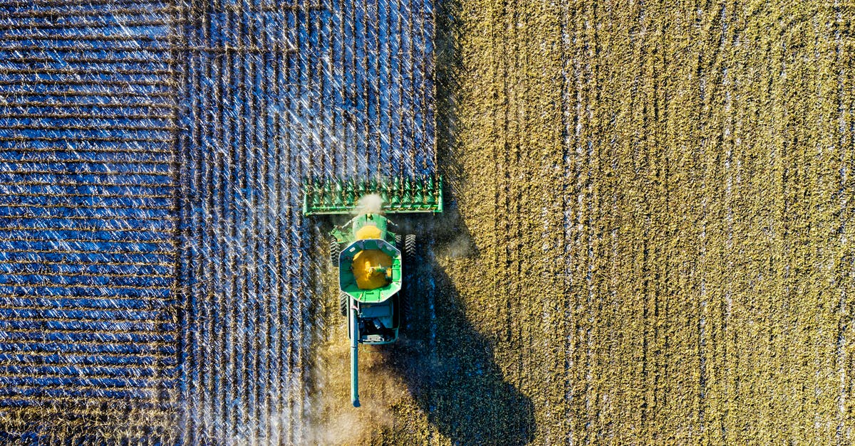 Why did Doomsday fall back to earth but Superman didn't? - Aerial Shot of Green Milling Tractor