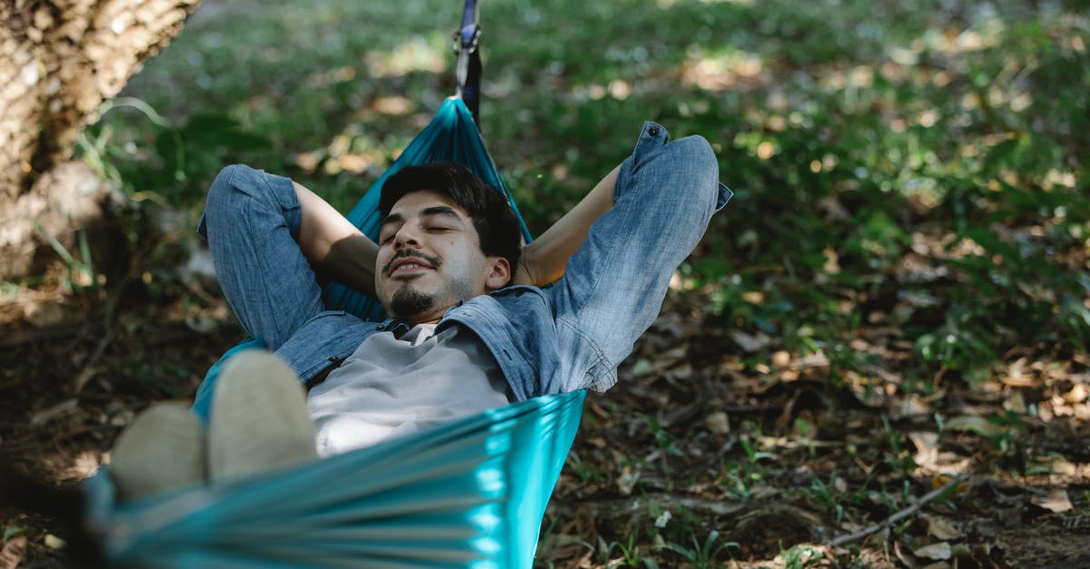 Why did Ethan Hunt dream of Solomon Lane with a beard? - Relaxed bearded man resting in hammock