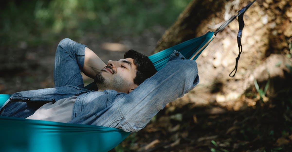 Why did Ethan Hunt dream of Solomon Lane with a beard? - Dreamy man resting in hammock in woods