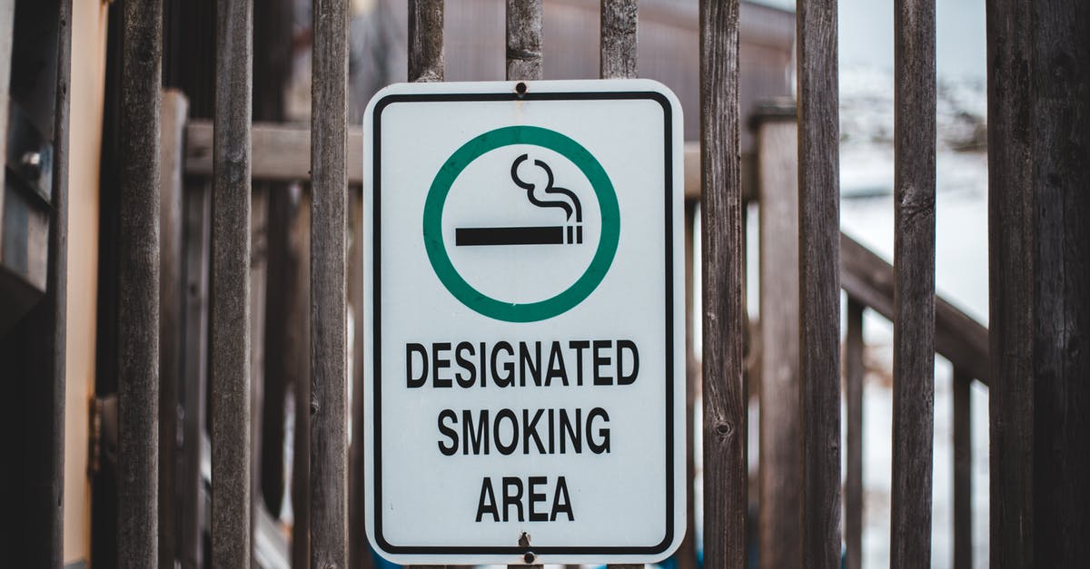 Why did Kylo Ren admit to being a monster? - Sign with cigarette in green circle allowing to smoke in designated area hanging on wooden fence