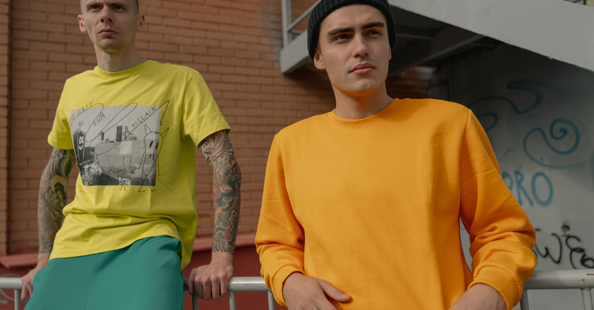 Why did Leonard wear Jimmy's clothes? - Woman in Yellow Crew Neck T-shirt Standing Beside Man in Yellow Crew Neck T-shirt