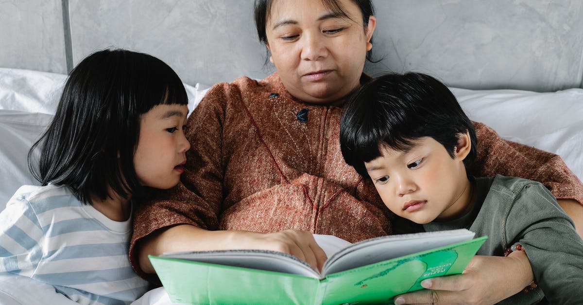 Why did Molly mention the story of a 22 year old girl in this scene? - Asian grandmother reading book with children