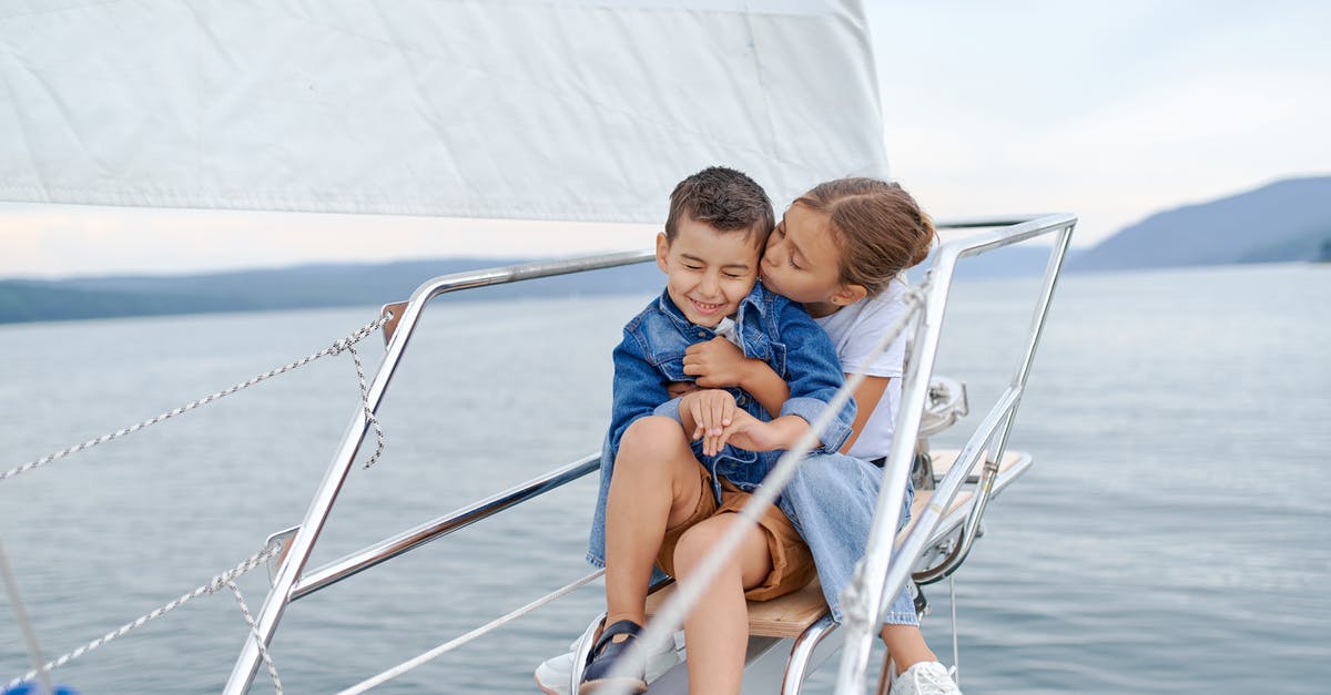 Why did Robert Mariell kiss his sister? - Little girl kissing brother on sailboat