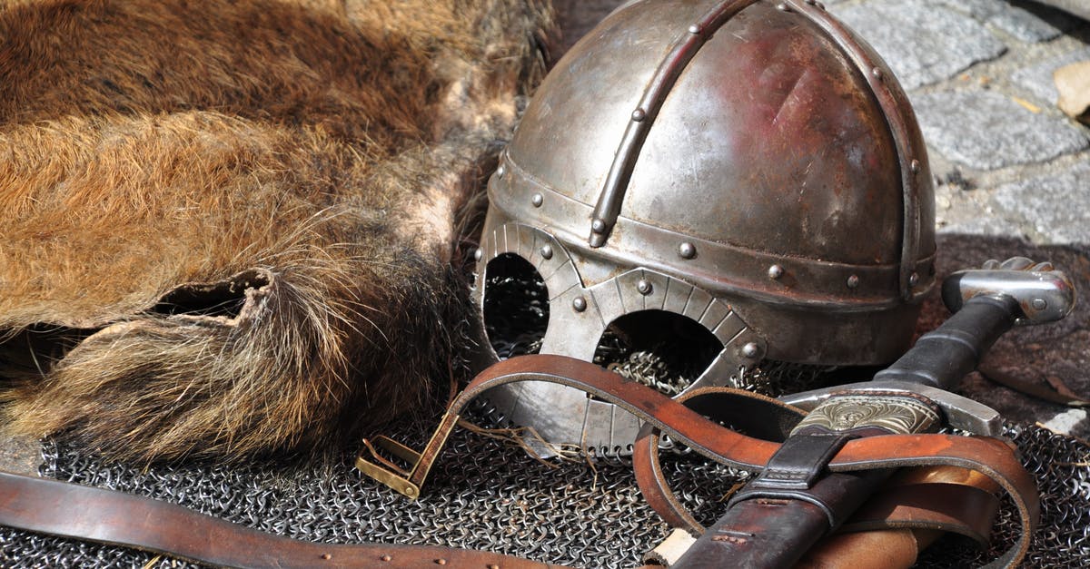 Why did the guard say these lines? - Black Steel Helmet Near Black and Gray Handle Sword