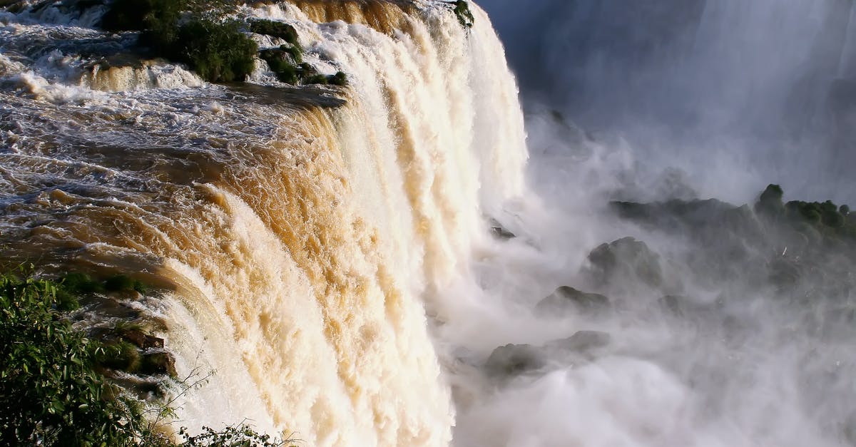 Why did the police do this in Cold in July? - Iguazu falls