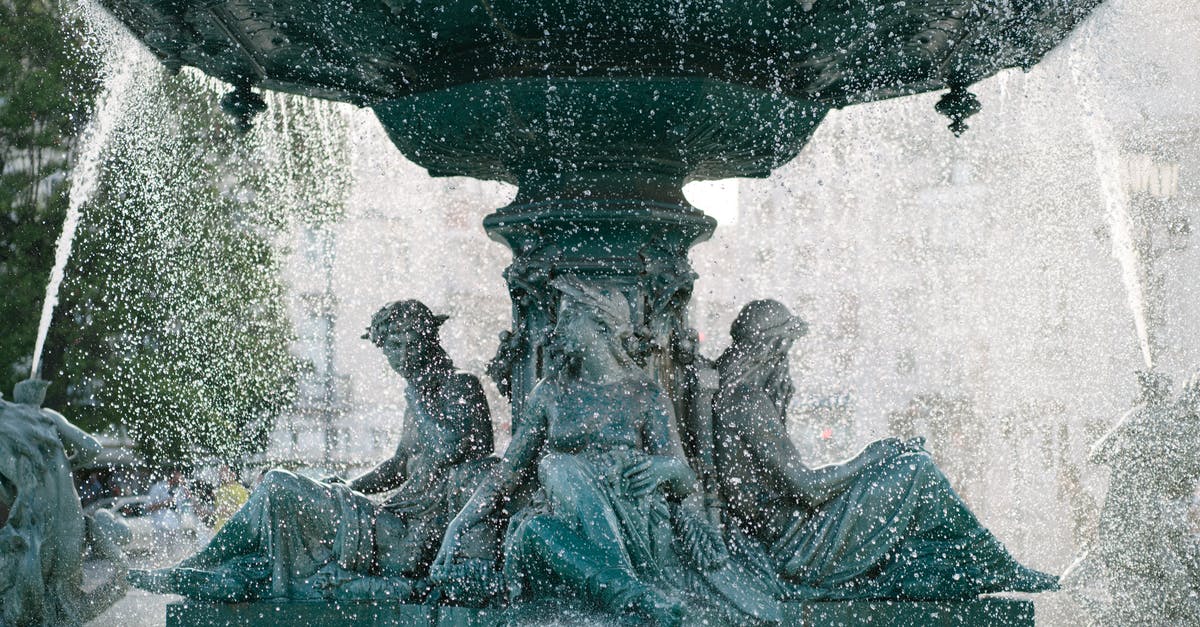 Why did The Professor have Lisbon taken to the robbery location instead of his secret place? - Bronze sculptures on base of fountain on Rossio Square