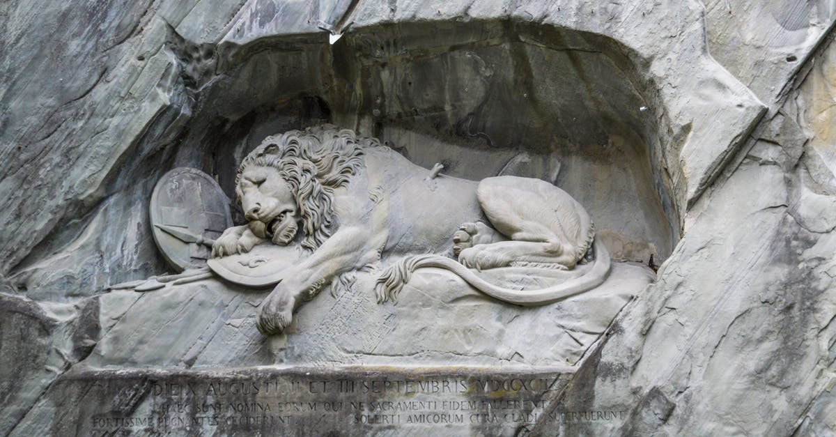 Why didn't Lion Guard production keep the same designs for Kiara and Kovu? - Stone Lion Monument in Lucerne