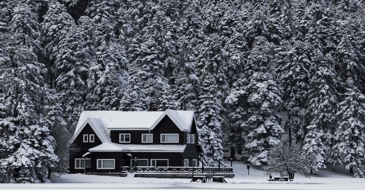 Why didn't Regina leave Snow White behind? - Snowy House Grayscale Photo