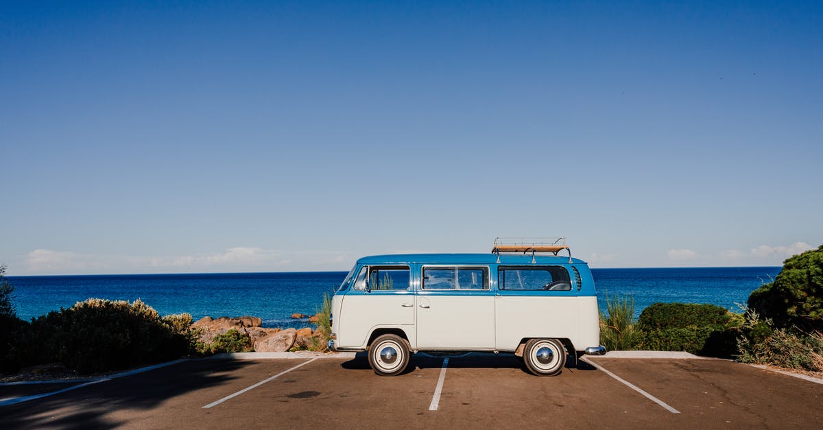 Why didn't the British silence or suppress their weapons behind enemy lines? - Vibrant blue cloudless sky over vintage trailer parked on asphalt next to coast blue endless ocean in sunlight