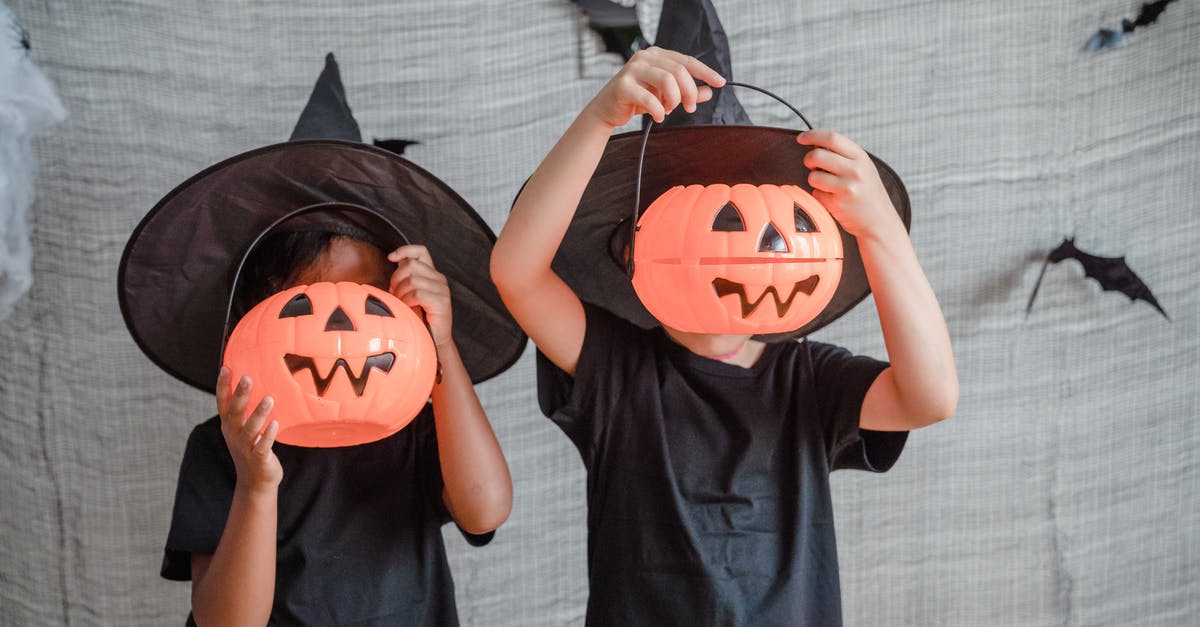 Why didn't the Witch kill or capture the Emperor already? - Two girls covering faces with pumpkins