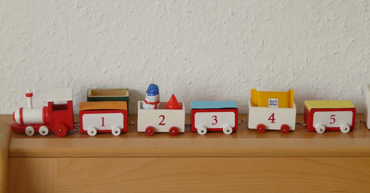 Why do kids shows have so many musical numbers - Plastic Toy Train on Wooden Rack