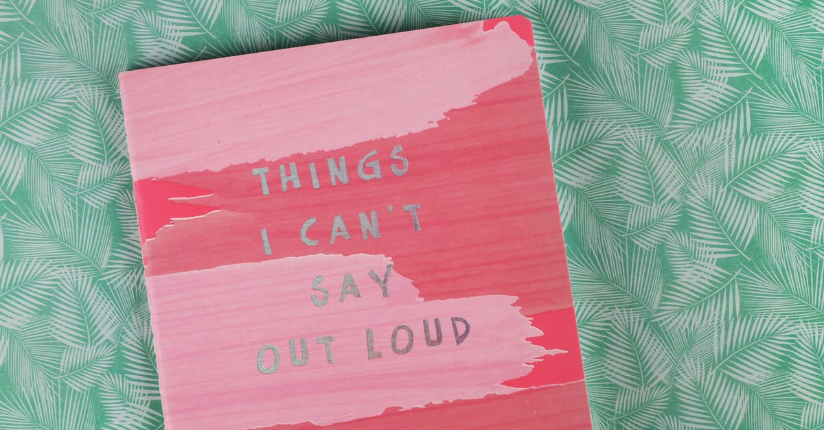 Why do they say Adora can't act? - Things I Can't Say Out Load Book on Green Textile