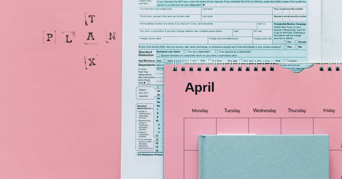 Why do they time-travel to the exact same year and month when Judgement Day is about to happen? - Tax Return Form and 2021 Planner on Pink Surface