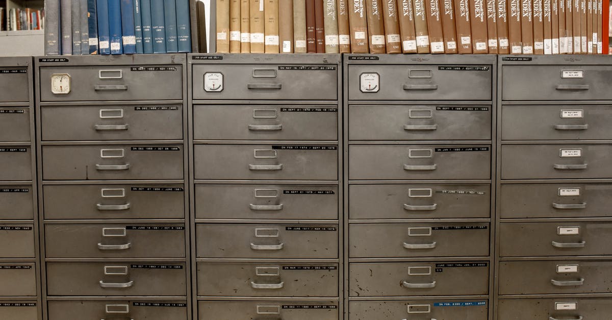 Why does an archive expire? - Gray Steel File Cabinet