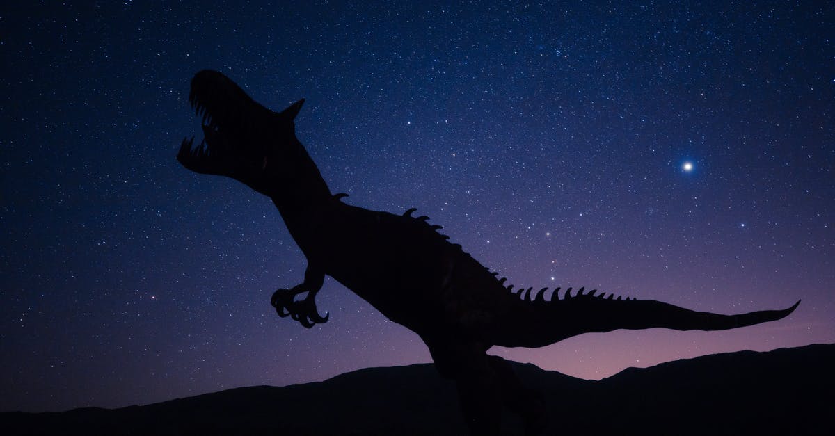 Why does Baby call T. Rex Trex? - Silhouette Of Dinosaur on Night Sky