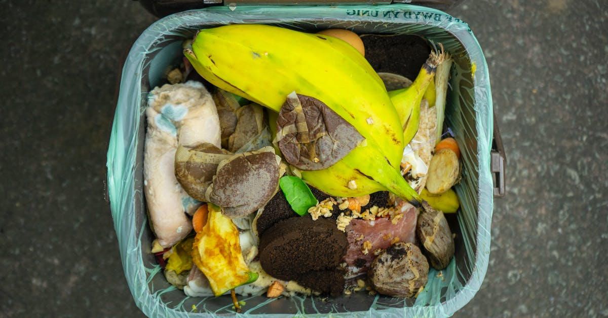 Why does Blade waste his explosive? - Banana Fruit and Meat in Blue Plastic Container