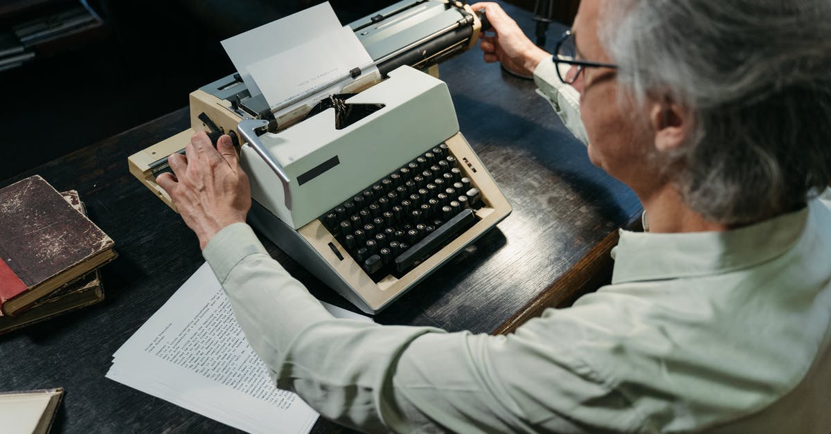 Why does Fitzgerald use a typewriter in Manhunt: Unabomber? - A Man Using a Typewriter