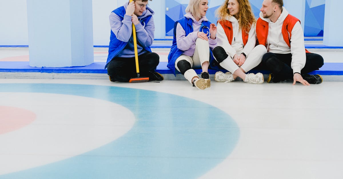 Why does Ice Bear talk in the third person? - Talking curler players chilling on floor