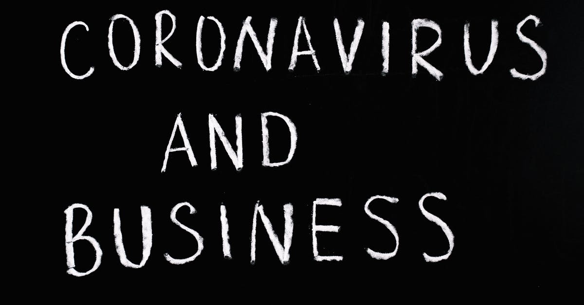 Why does "Into the unknown" have 2 versions? - Coronavirus and Business Lettering Text on Black Background