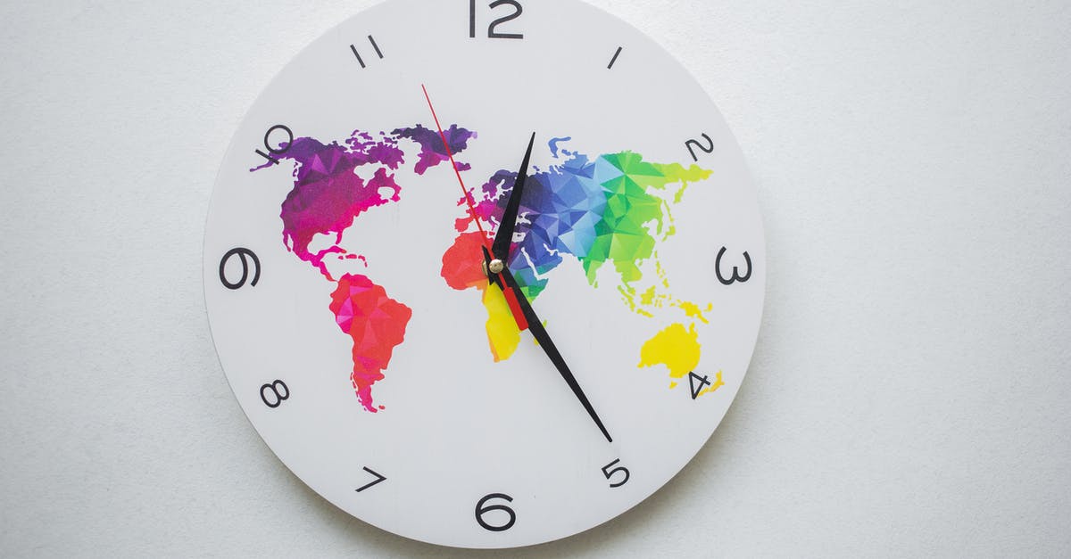Why does Satan choose Eastern Standard Time 12:00 AM to end the world? - A Wall Clock with a Colorful World Map Design