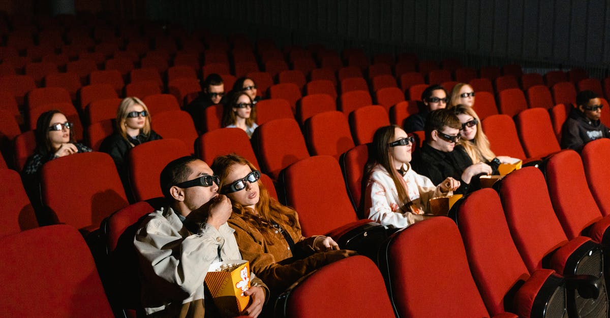 Why does the 3D movie I just watched stutter? [closed] - People Sitting on Red Chairs