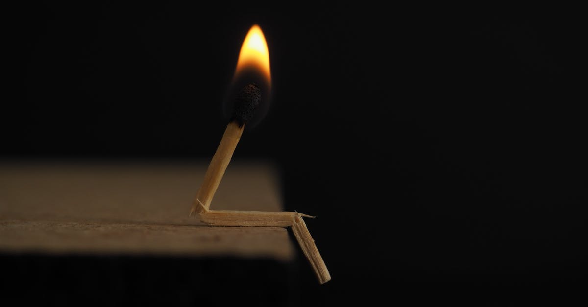 Why does the Ark burn the markings off its crate? - Lighted Matchstick on Brown Wooden Surface