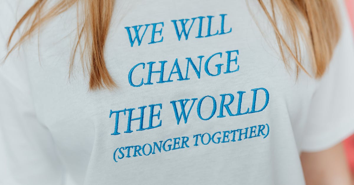Why don't they try to change the past? - Woman in White T-Shirt with Blue Text