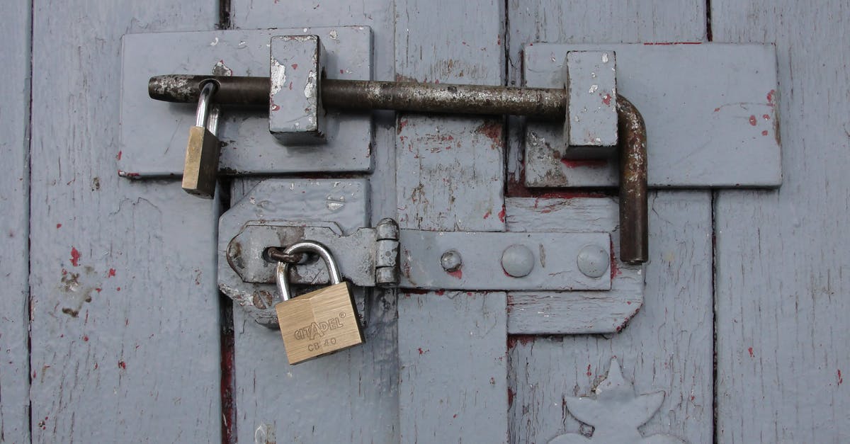 Why exactly did Walt leave Gray Matter? - Padlock on Blue Wooden Door