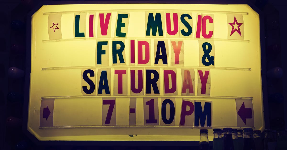 Why is there no channel logo on the LIVE cricket match? - Live Music Friday & Saturday 7-10 Pm Signage
