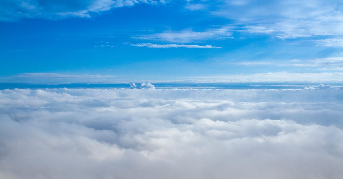 Why specifically 3 meters above the sky? - Aerial View of Clouds