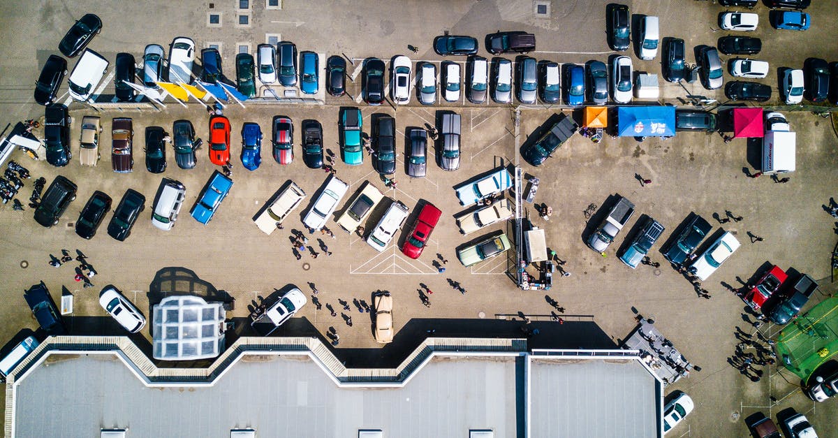Why tech giants are unable to prevent piracy/cam(rip)? - High-angle Photo of Vehicles Parked Near Building