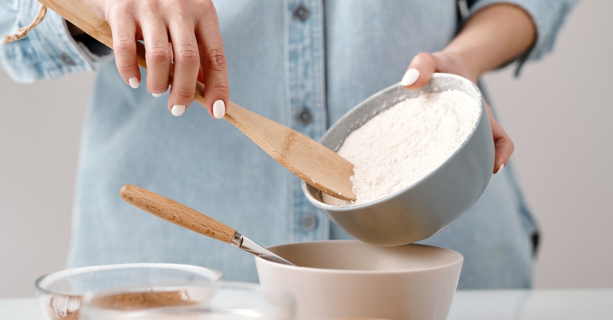 Why the apocalypse must be human made? - Person Adding Flour into a Bowl