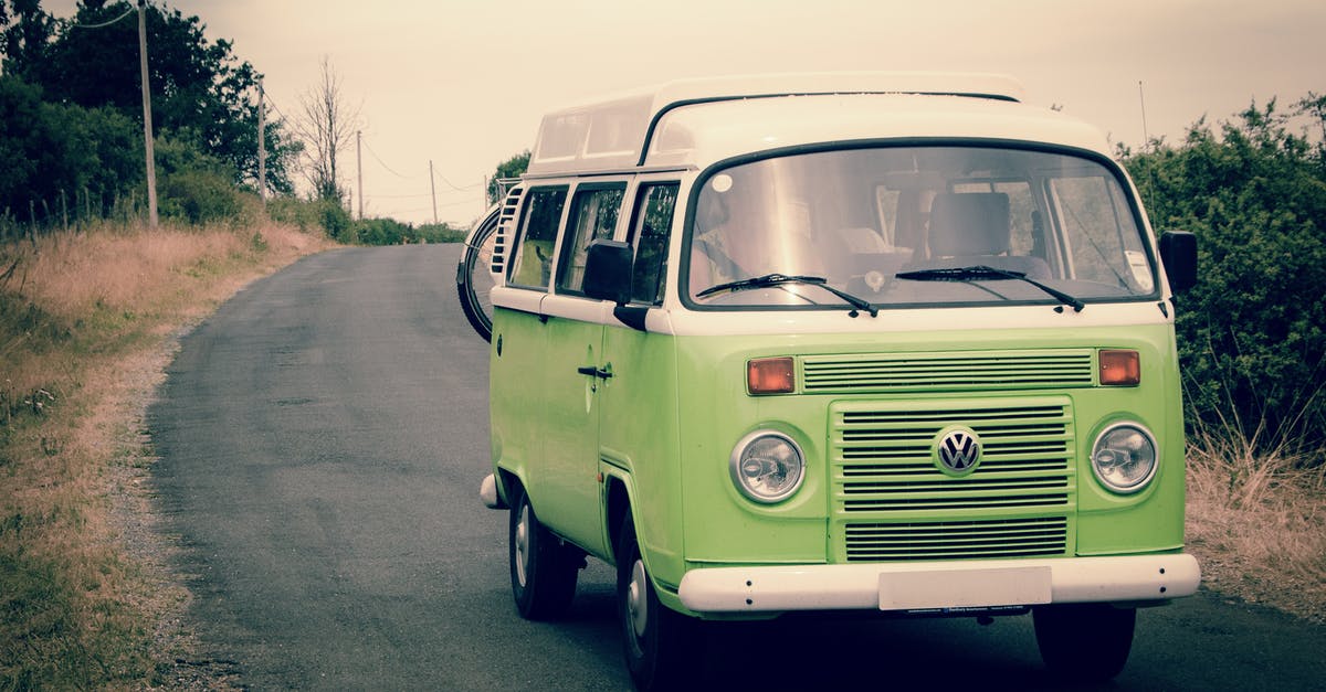 Why was Alex Jones driving the campervan? - Green and White Volkswagen Combi