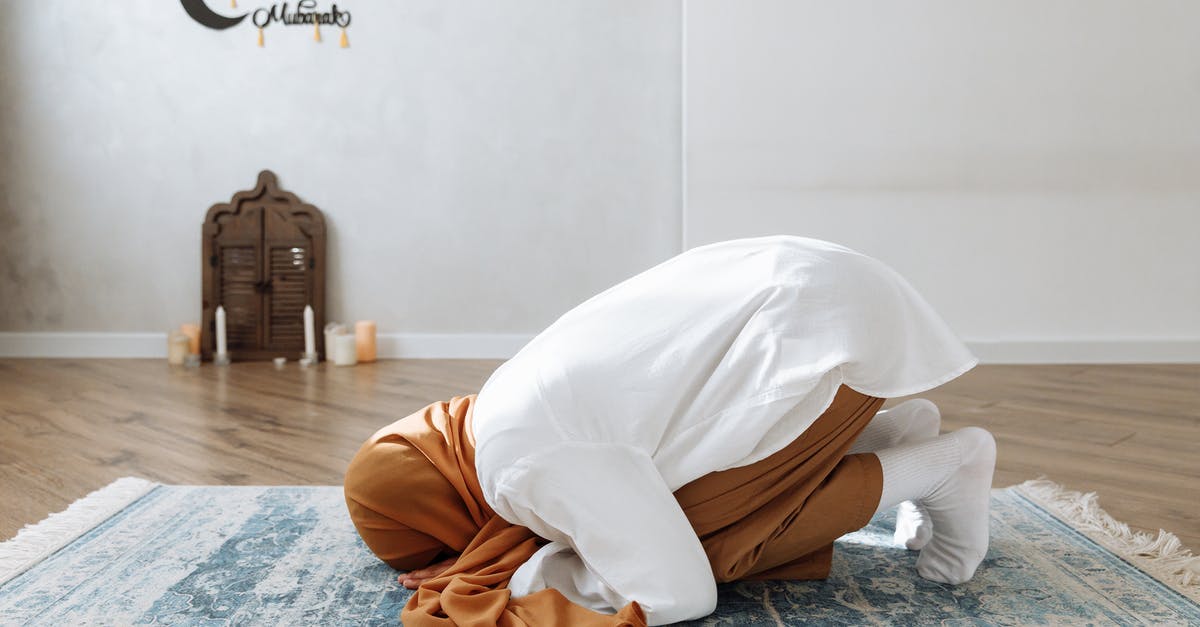 Why was God depicted this way? - A Woman wearing Headscarf doing Praying