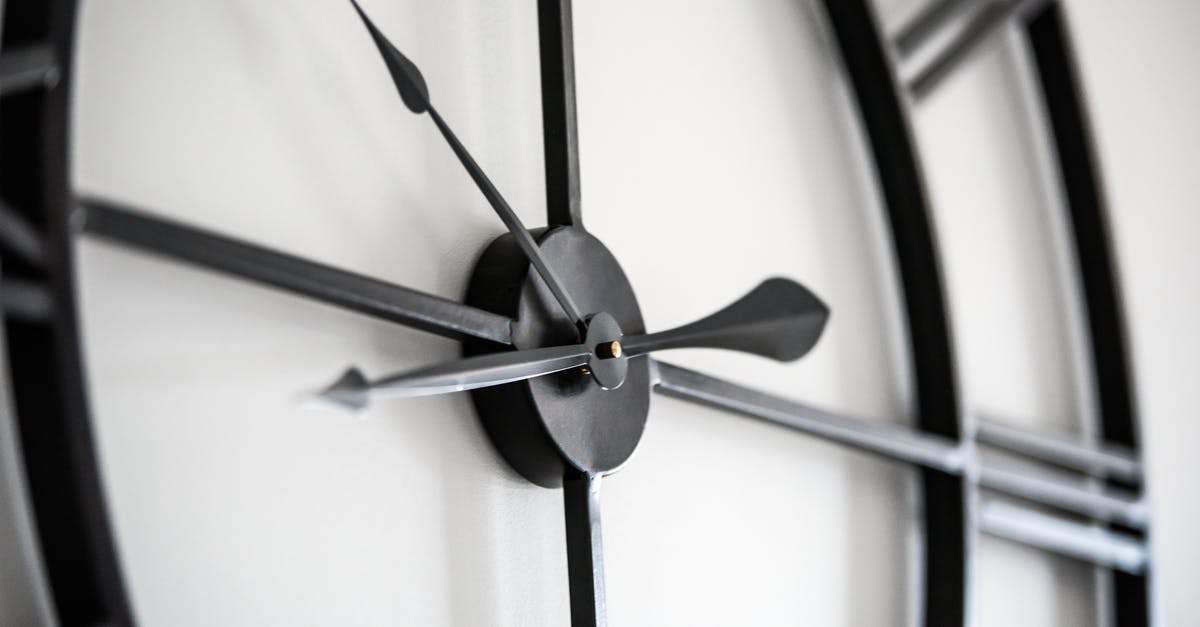 Why was Ivy recast a second time? - Modern clock on white wall