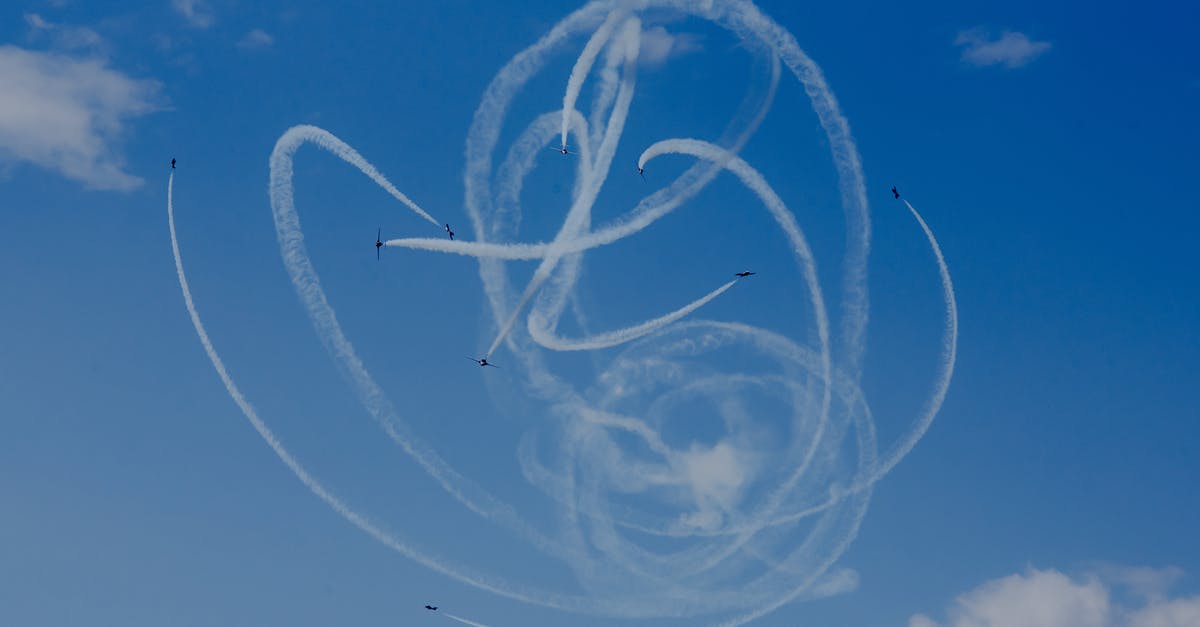 Why was the Force Ghost scene altered in the 2004 DVD version of Return of the Jedi? - From below of air tattoo with airplanes demonstrating acrobatic flight with wavy traces in cloudy sky