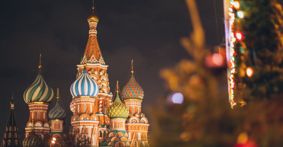 Why were things disappearing in Russian Doll? - Famous Cathedral of Vasily Blessed on Red Square against dark cloudy evening sky during Christmas holidays in Russian Federation